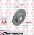 ZIMMERMANN Brzdový kotúč 600322220