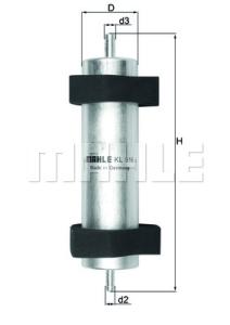 KNECHT Palivový filter KL916
