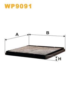 WIX FILTERS Filter vnútorného priestoru WP9091