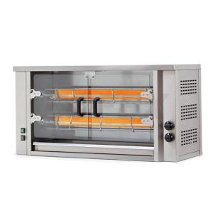 Plynový gril na kurčatá GASTROMARKET – 2 ražne