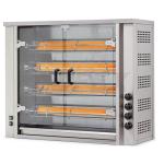 Plynový gril na kurčatá GASTROMARKET - 4 ražne