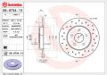 BREMBO Brzdový kotúč 0897341X