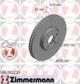 ZIMMERMANN Brzdový kotúč 590282220