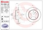 BREMBO Brzdový kotúč 08958021