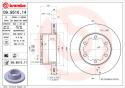 BREMBO Brzdový kotúč 09951011