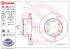 BREMBO Brzdový kotúč 09951011