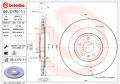 BREMBO Brzdový kotúč 09C17011