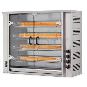 Elektrický gril na kurčatá GASTROMARKET - 6 ražňov