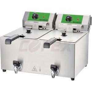 Stolová fritéza GASTROMARKET® - 2x8 litrov