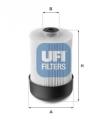 UFI Palivový filter 2611500