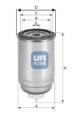 UFI Palivový filter 2439900