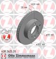 ZIMMERMANN Brzdový kotúč 430262520