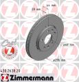 ZIMMERMANN Brzdový kotúč 430263820