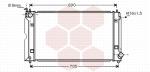 VAN WEZEL Chladič motora 53002386