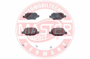 MASTER-SPORT Sada brzdových platničiek kotúčovej brzdy 13046028672NSETMS