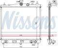 NISSENS Chladič motora 68700A