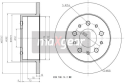 MAXGEAR Brzdový kotúč 191876