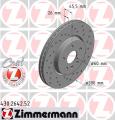 ZIMMERMANN Brzdový kotúč 430264252