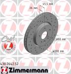 ZIMMERMANN Brzdový kotúč 430264252