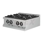 Plynový sporák bez podstavca GastroMarket – 4 horáky