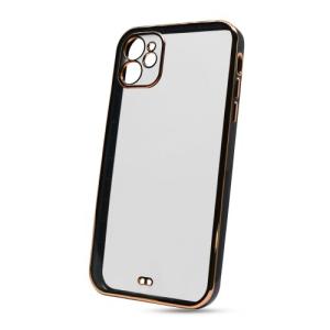 Puzdro Forcell Lux TPU iPhone 12 - čierne