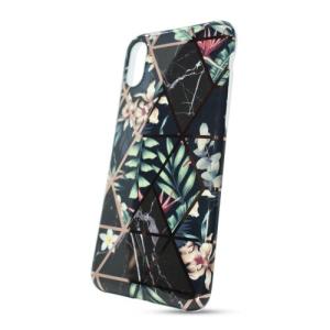 Puzdro Cosmo Marble TPU iPhone X/Xs - čierne
