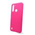 Puzdro Solid Silicone TPU Motorola G8 Power Lite - neon ružové