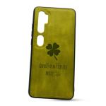 Puzdro Design TPU Xiaomi Mi Note 10 vzor Lucky - zelené