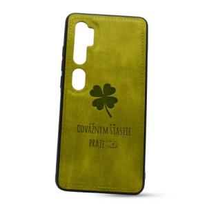 Puzdro Design TPU Xiaomi Mi Note 10 vzor Lucky - zelené