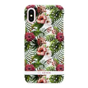 SoSeven Fashion Rio Hibiscus Kryt pro iPhone X/XS Pink (EU Blister)