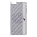 BMHCP6LMES BMW Signature Aluminium Stripe Silver Zadní Kryt pro iPhone 6 Plus 5.5"