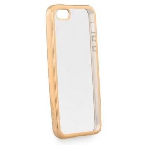 Puzdro Soft Electro TPU iPhone 5/5s/SE - zlaté