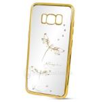 Puzdro Diamond TPU Samsung Galaxy S8 G950 dragonfly - zlaté