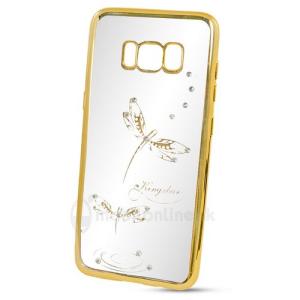 Puzdro Diamond TPU Samsung Galaxy S8 G950 dragonfly - zlaté