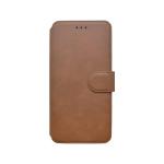 Motorola G9 Plus hnedá bočná knižka, 2020