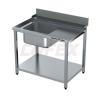 Vstupný stôl k priebežnej umývačke ARISTARCO – s drezom 1200mm