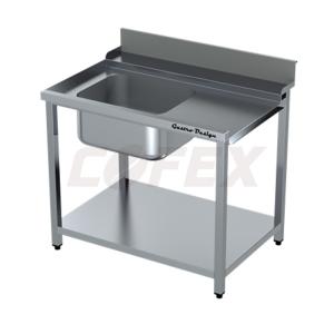 Vstupný stôl k priebežnej umývačke ARISTARCO – s drezom 1200mm