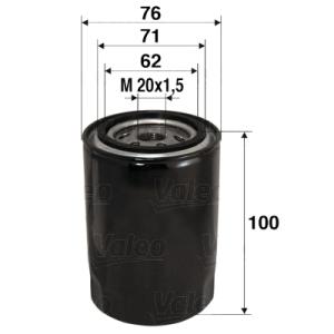 VALEO Olejový filter 586012