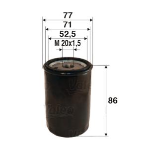 VALEO Olejový filter 586027