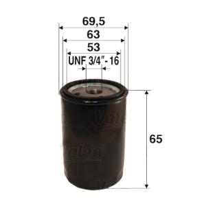 VALEO Olejový filter 586054