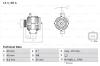 BOSCH Alternátor 0986041850
