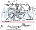 NISSENS Ventilátor chladenia motora 85196