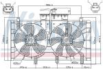 NISSENS Ventilátor chladenia motora 85221