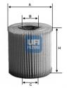 UFI Olejový filter 2509100