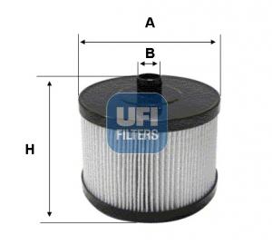 UFI Olejový filter 2514500