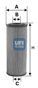 UFI Olejový filter 2516500