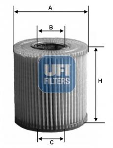 UFI Olejový filter 2516600
