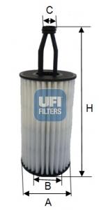 UFI Olejový filter 2517200
