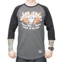 BLACK HEART Flathead LS šedá - M