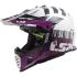 LS2 MX437 Fast Evo XCode Gloss White Violet - M (57-58)